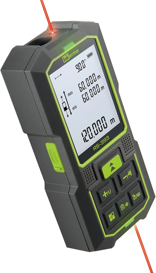 Inkerma™ RS-393 Dual-Laser Distance Measurer